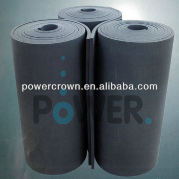 PVC closed cell flexible rubber foam thermal insulation sheet black