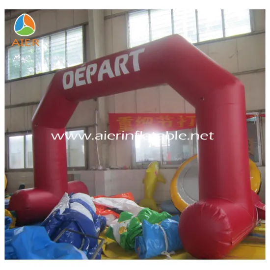 high quality inflatable entrance arch/stock inflatable arch for racing events/factory customized titching or welding arch