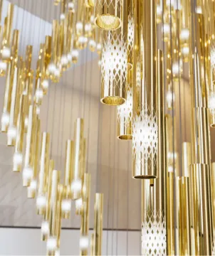 Customization Luxury hotel lobby crystal chandelier
