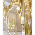 Personalización Luxury Hotel Lobby Candelier de cristal