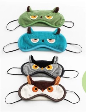 Polyester Velvet Eyeshade Sleeping Mark