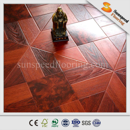 Interior decoration unfinished parquet wood flooring