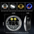 Round 7 Inch H4 Led Motorcycle Headlight