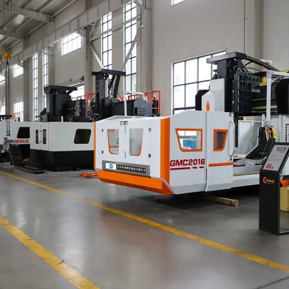 Heavy Vertical CNC Metal Cutting Gantry Milling Machine GMB-6032