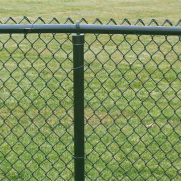 Chain Link Fence with Rod
