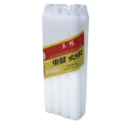 cheap white color household wax ritual candles
