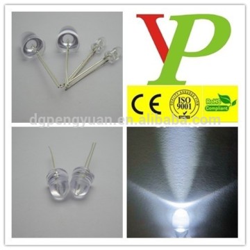 whole-sale high-quality 5mm 10mm white bullet dip led diode