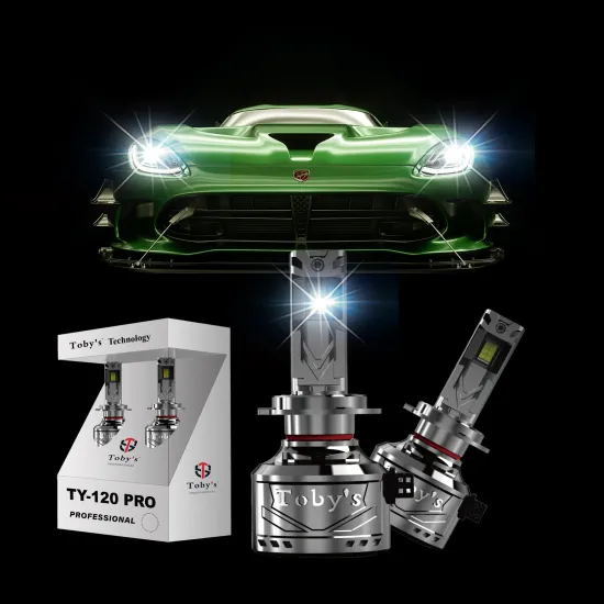 2024 Top Selling TOBYS TY120 Pro LED Headlight Bulbs: H4, H7, H11, 9005, 9006, 9012, 8000lm, 6000K