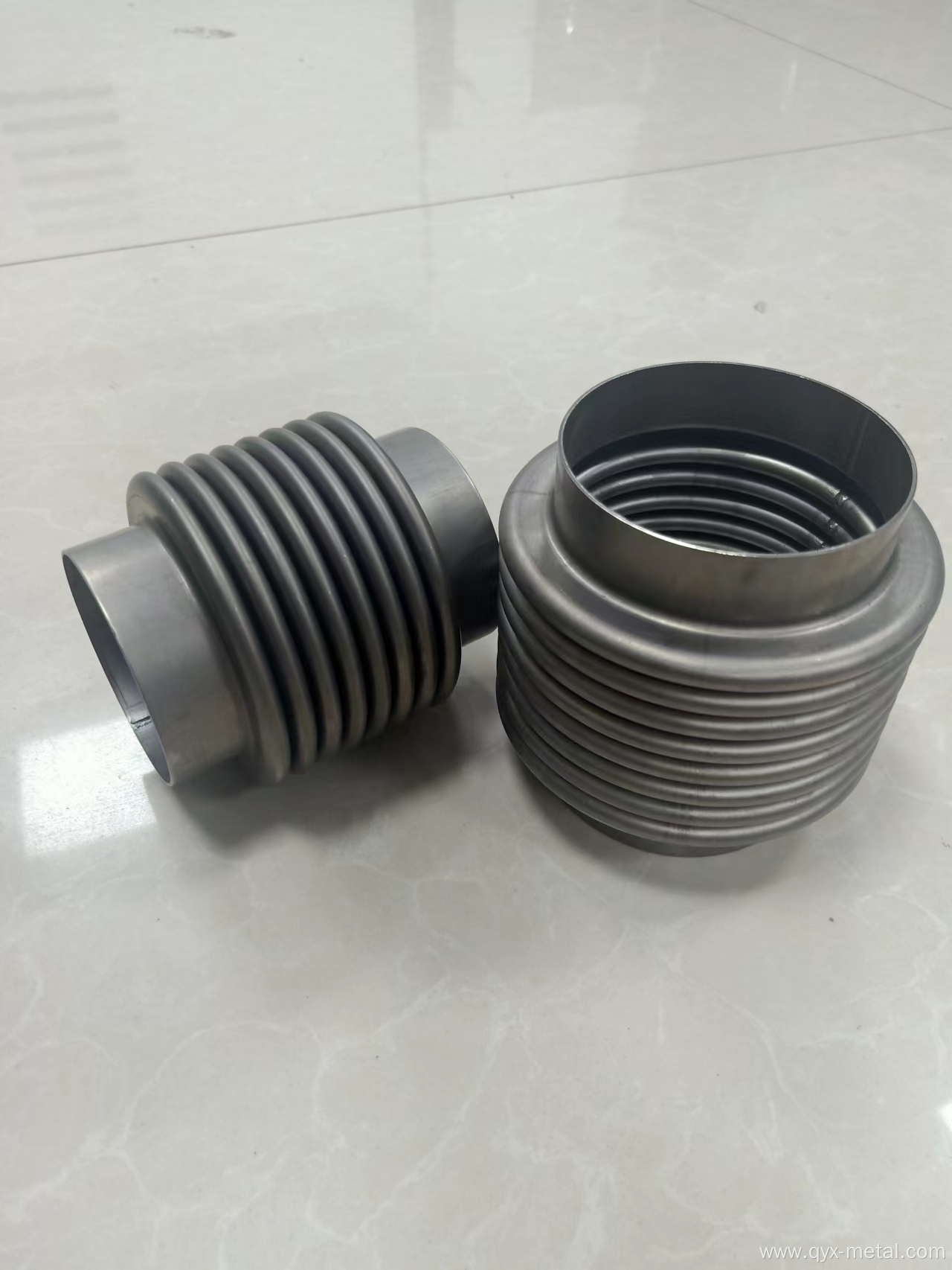 exhaust system titanium flex bellow joint pipe