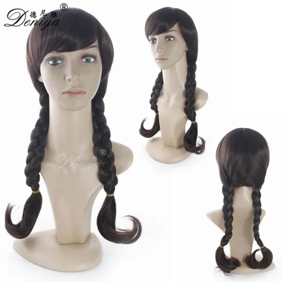 Factory direct sale wholesale cheap synthetic handmade popular braiding hair wig
