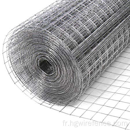 Galvanisé PVC revêtu de maille de fil soudé