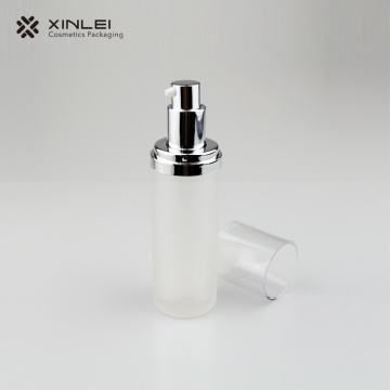 30ml airless 플라스틱 반투명 메이크업 케이스 병