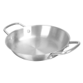 Stainless Steel Frying Pan Stainless Steel Sanding Frying Pan Factory