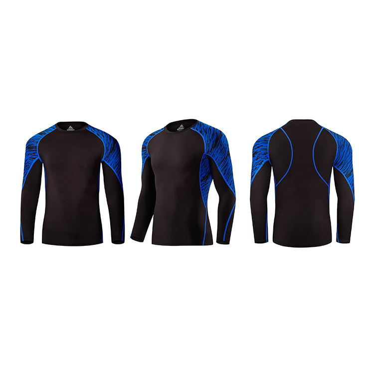 Mens gym wear long Sleeve sports clothing wholesale