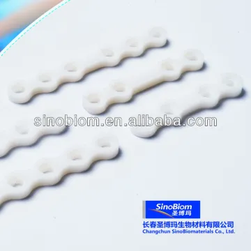 high strength medium-sized I type Bioabsorbable Bone Fixation plates                        
                                                Quality Choice