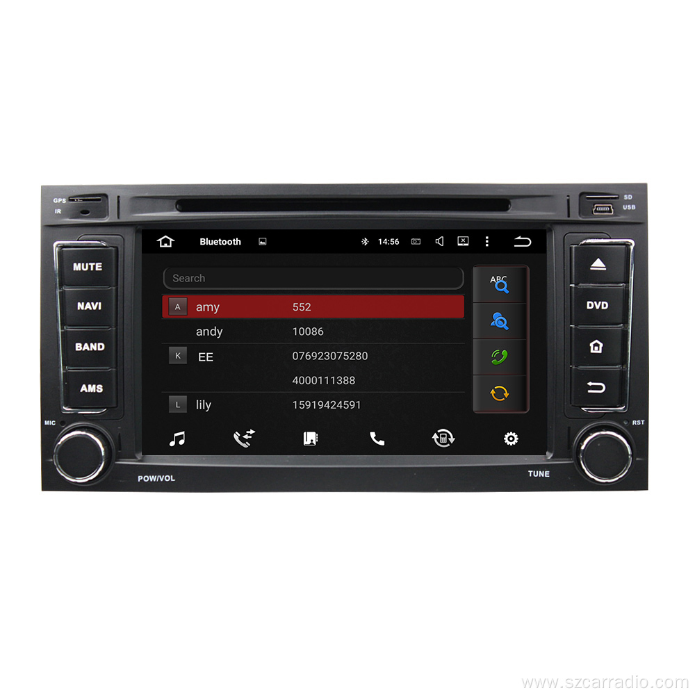 Android bilstereo Navigation for Touareg Multivan