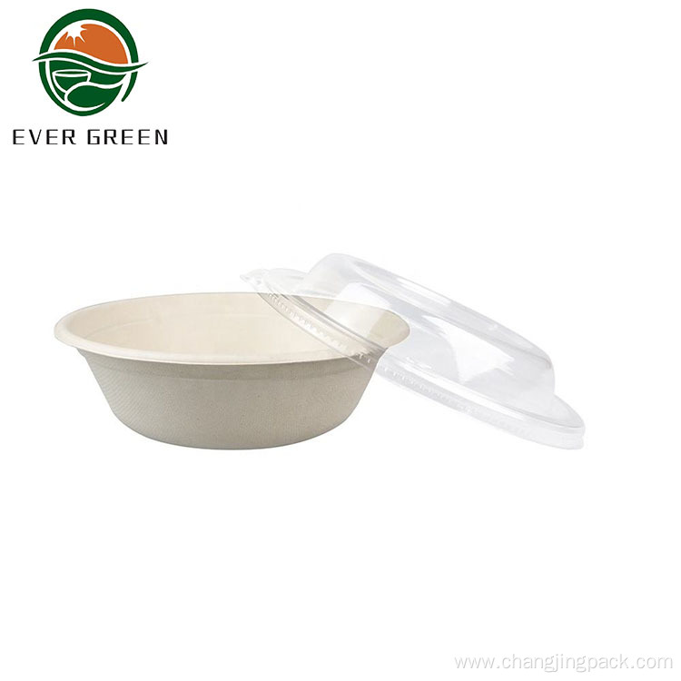 EVER GREEN Biodegradable Round Fruit Salad Container