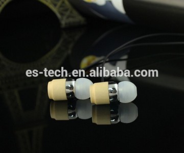 Wood earphone, in ear earpiece, best price stereo earbuds