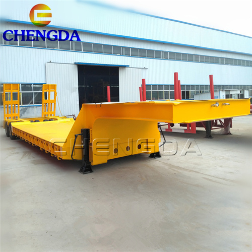 4Line 8Axles150Ton Extendable Lowbed Trailer