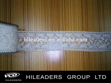 Wholesale Good quality Cotton Wide Lace Ribbon