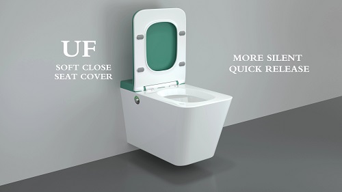 ROCA Tanite Seat New Modern Modern Banheiro sem aro parede pendurado MountEdToilet