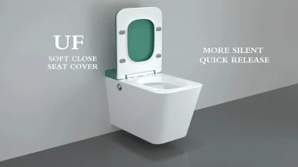 Roca Toilet Seat New Modern Bathroom Rimless Wall Hung MountedToilet