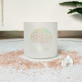 Flower of Life Frosted Texture Crystal Singing Bowl