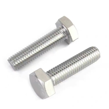 Factory Direct Sales: High-Quality DIN933 Stainless Steel Hex Bolts and Nuts