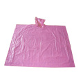 wholesale pe Disposable Pink Rain Poncho