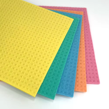 Reusable Quick Dry Cellulose Sponge For Kitchen