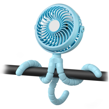 New 360° Rotating Octopus Fan: Portable, Adjustable, and Perfect for Babies in Cars