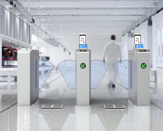 Esd Rotating 3 Arm Turnstile With Rfid