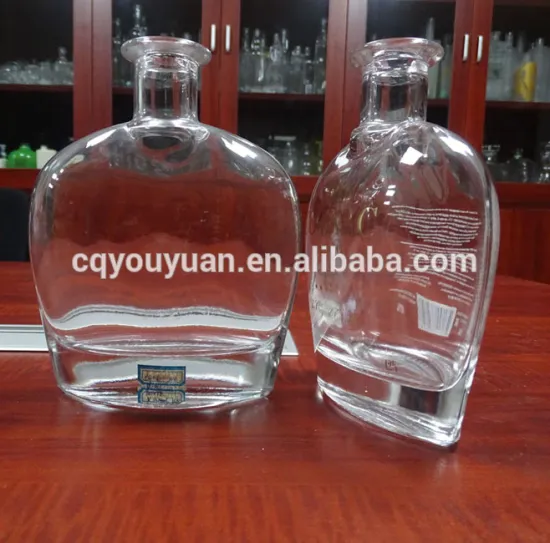 Classic Glass Spirit Bottle 50CL Champagne Empty Bottle 500ML