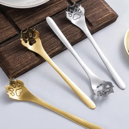 Cute Coffee Tea Stirring Dog Paws spoon