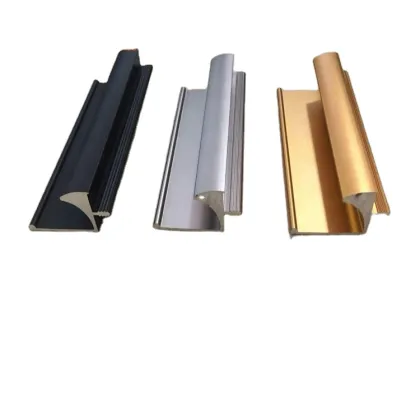 Customized 6000 Alloy Powder Coated Square Aluminum Profiles for Kitchen Cabinets