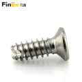 WN1423 T8 Torx a testa svasata filettata a testa piatta che forma vite PT