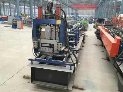 Color Coated Steel C Z Purlin Forming Machine