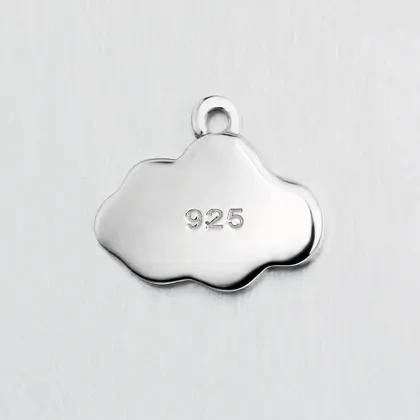 Cloud and frashing lighting design silver charm wholesale from Renfook