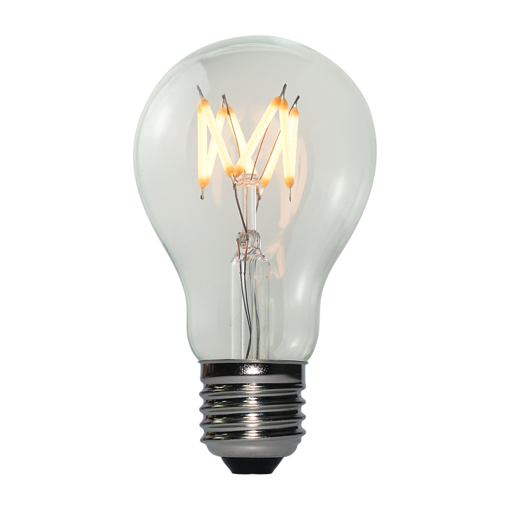 A60 3-4W C-7ARetro design led filament bulb UL approved