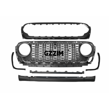 Wrangler mbele bumper gari grille