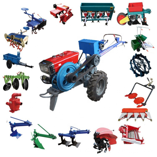 20HP/22HP Two-Wheel Mini Hand Tractor with Belt Transmission: A Walking Tractor for Agricultural Tasks