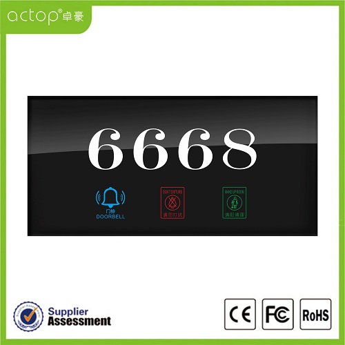 Hotel Electronic Number Doorplate