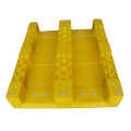 Heavy duty food single faced plastic pallet
