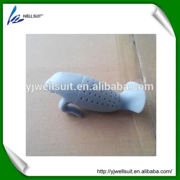 Food Grade Safe Manatee Shape Silicone rubber Tea Infuser Tea Strainer Ball infuser