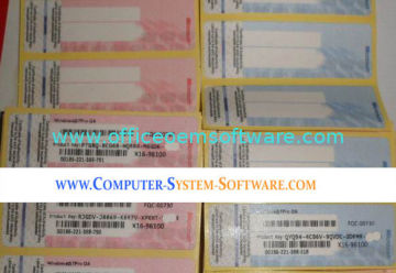 Wholesale Windows 7 Pro Good Quality Coa Label With Activation Product Key Sticker X16