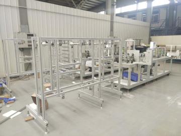 Semi-automatic KN95 face mask making machine