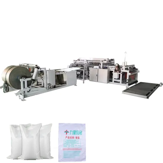 Zhejiang High Speed Cement PP Rice Sack Bag Production Line for 50kg HDPE Woven Polypropylene Bags