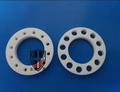 alumina ceramic machinery flange plate parts industrial