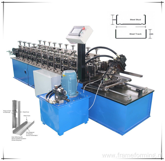 Slotted Channel Roll Forming Machine