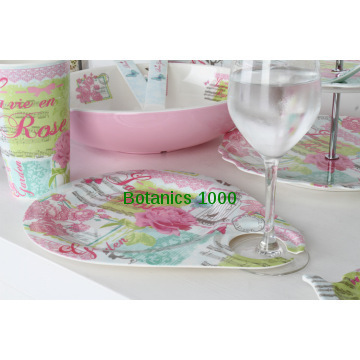 romantic rose garden-melamine